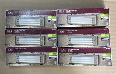 4-Watt Brass Outdoor Integrated LED 2700K White Warm Landscape Deck Light (6PK)
