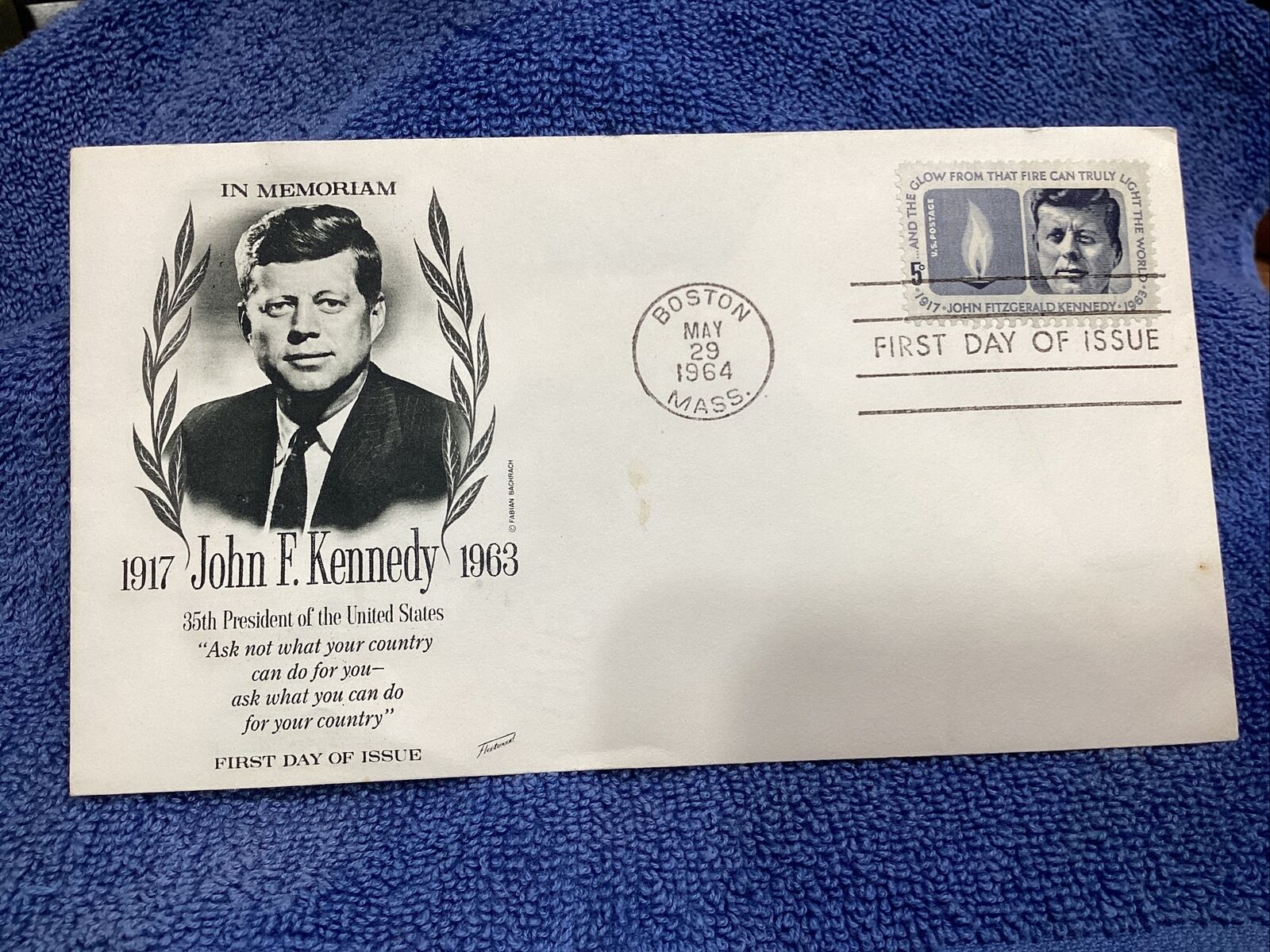 First Day of issue JFK 5 cent 64 round 29 stamp envelope Outlet ☆ Free Shipping date P.O. Max 89% OFF