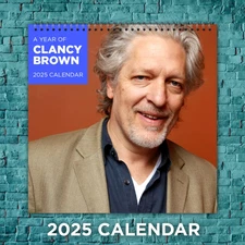 Clancy Brown 2025 Film Legends Calendar, 12-Month Actor Wall Calendar