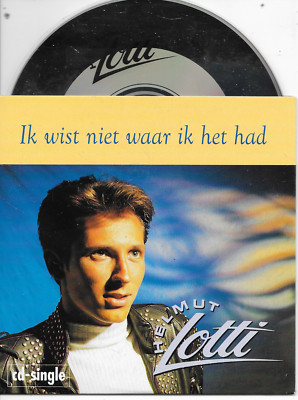 HELMUT LOTTI -Ik wist niet waar ik het had CD SINGLE 2TR Cardsleeve 1993 Belgium