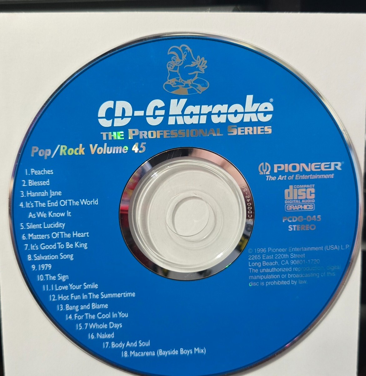 45 PIONEER CDG KARAOKE LOT FRE | eBay
