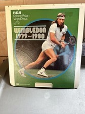 Wimbledon 1979 and 1980 Selectavision CED Tennis Very Rare