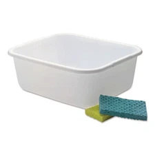 Rubbermaid 2951ARWHTCT 14.5" x 12.5" x 5.7" 4.5 gal Dishpan - WHT (6/CT) New