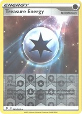 Treasure Energy 165/203 Pokemon SWSH07: Evolving Skies Reverse Holofoil NM