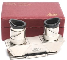 @ Leitz Leica Stereo Viewer VOTRA Nickel boxed