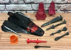 Vintage 80s G.I. Joe Parts Accessories Lot - Night Raven - Terror Dome Chair