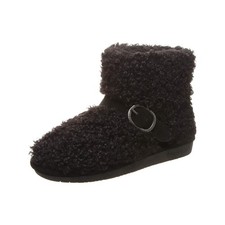 Bearpaw Womens Treasure Slippers  Black Ii  Authentic New