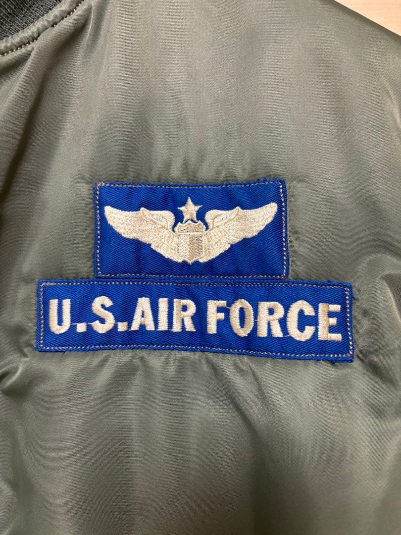 Buzz Rickson MA1 Flight Jacket Custom Patch Good … - image 4