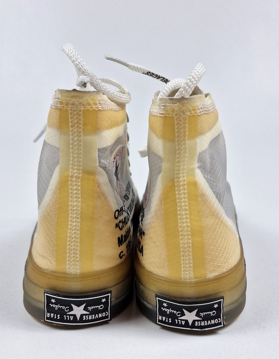 Off-White x Converse Chuck Taylor “Vulcanized” – Unisex 7.5 US – Insole 26cm image 9