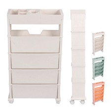 Mobilny regał na książki Mobilny regał na książki Duża pojemność Solidna konstrukcja