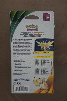 新品未開封 ポケモンカード STORM RIDER THEME DECK 海外版 Pokémon Roaring Skies Storm Rider Zapdos Theme Deck 60 Cards