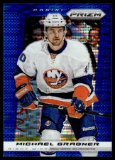 2013-14 Panini Prizm Prizms Blue Pulsar Michael Grabner New York Islanders #55