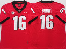 3 colors Kirby Smart Georgia Bulldogs Jersey 16# All Stitched