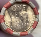 LINCOLN WHEAT CENT ROll 1909-1958 With  BU/AU Wheat Ender (317)