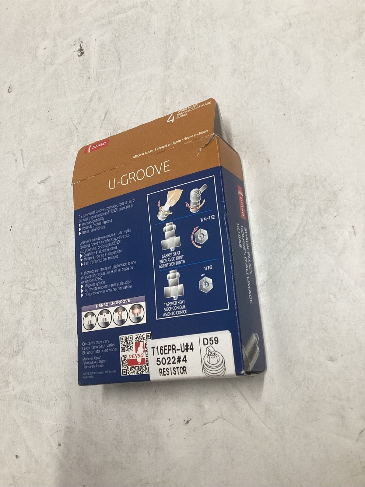 Denso U-Groove T16EPR-U  QTY 4 H-812