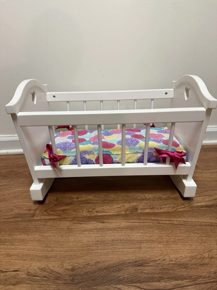 American Girl Bitty Baby Rocking Cradle- READ - Image 3 of 4