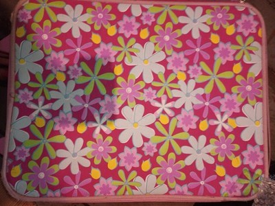 Girl's Pink Floral Suitcase
