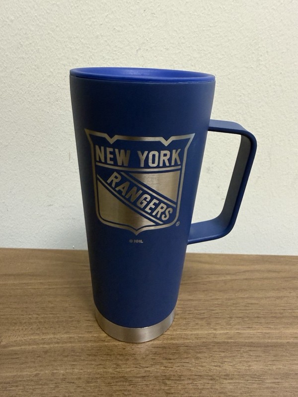 Great American New York Rangers 18 oz. ROADIE with Handle Travel Tumbler Cup Mug
