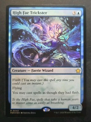 High Fae Trickster Foundations MTG Foil Near Mint 