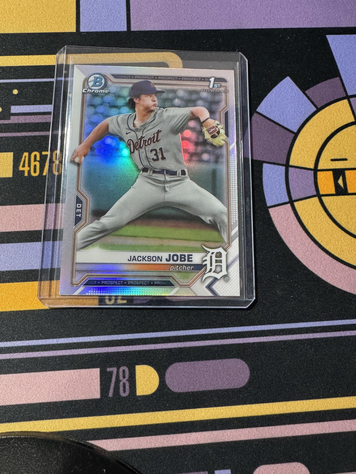 2021 Bowman Draft #BDC-69 Jackson Jobe Chrome Refractor