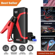 Portable 4150A Car Jump Starter & Dual USB Power Bank - Emergency Kit Essential