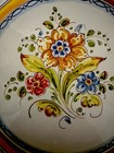 Vintage Spanish Talavera Pottery  | Hand Painted Decorative Plate / Wall Hanging — photo 2