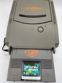 PC Engine SUPER CD ROM2  PI-CD1 + Core Grafx II PI-TG7 SET Tested