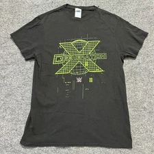 WWE DX Generation Green Logo Graphic Tee Mens Size Medium Black Short Sleeve