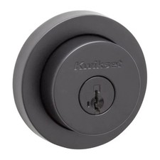 Kwikset Single Cylinder Deadbolt Smartkey  Iron Black  158RDT-514Smt SCAL