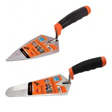 2 Pcs 6" Concrete Trowel, Carbon Steel Concrete Masonry Tools Set, Pointing &...
