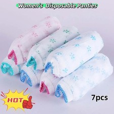 Women's Disposable Panties Postpartum Underpants 7pcs Maternity Underwear.