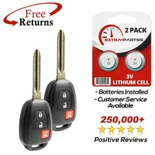 2 For 2013 2014 2015 2016 Scion TC xD IQ Keyless Entry Remote Car Key Fob 3b