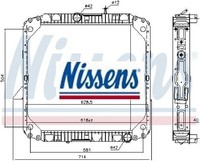 Nissens 62563 KüHler FüR MotorküHlung MotorküHler AutoküHler KüHler