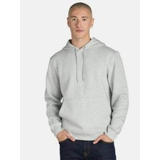 Athletic Works Men's and Big  Tall Men  s Fleece Hoodie Sweatshirt, Size M - Gra
