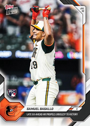 2026 Topps Now 439 Samuel Basallo