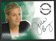 ROSWELL TV SERIES (Inkworks/2000) AUTOGRAPH CARD #A6 JULIE BENZ Rita on DEXTER