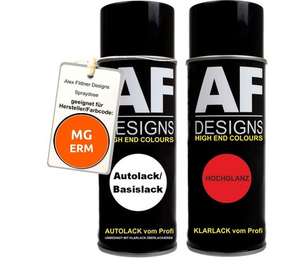 Spraydose für MG ERM BRM Orange Basislack Klarlack Sprühdose 400ml