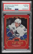 2019-20 O-Pee-Chee Platinum Rookies 18/25 Quinn Hughes #VIPR-QH PSA 6 0c2b