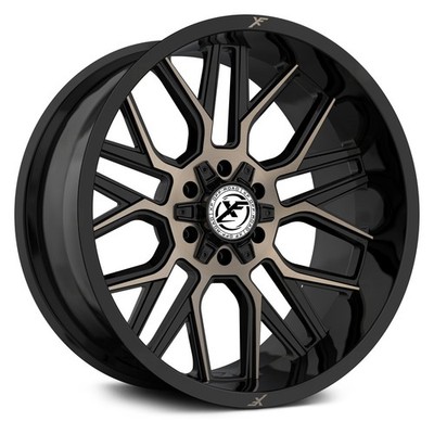 XF Off-Road XF-235 Wheels 20x10 (-12, 6x135, 106.4) Black Rims Set of 4