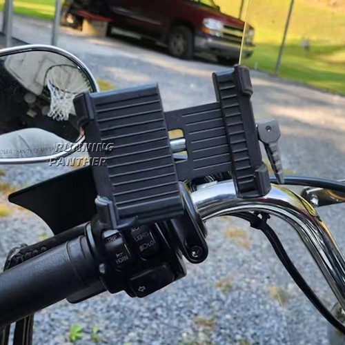 Motorcycle Phone Mount for Harley Davidson, Universal Cell Phone GPS Navigati... - Picture 3 of 6