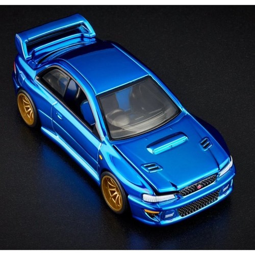 Hot Wheels RLC 1998 Subaru Impreza 22B-STi Spectraflame Blue Real Riders - Imagen 15 de 21