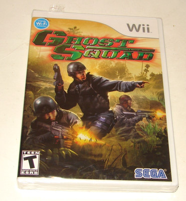 Wii NINTENDO 2006 -- GHOST SQUAD -- GAME by Sega *SEALED NEW*