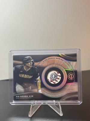 2025 Topps Tribute Ha-Seong Kim Seoul Series Patch /10 Milestone Relic Card