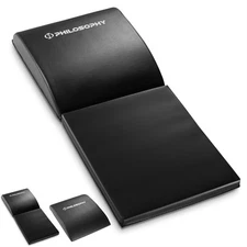 Ab Exercise Mat - Sit Up Pad - Abdominal & Core Trainer Wedge - Crunch Pad