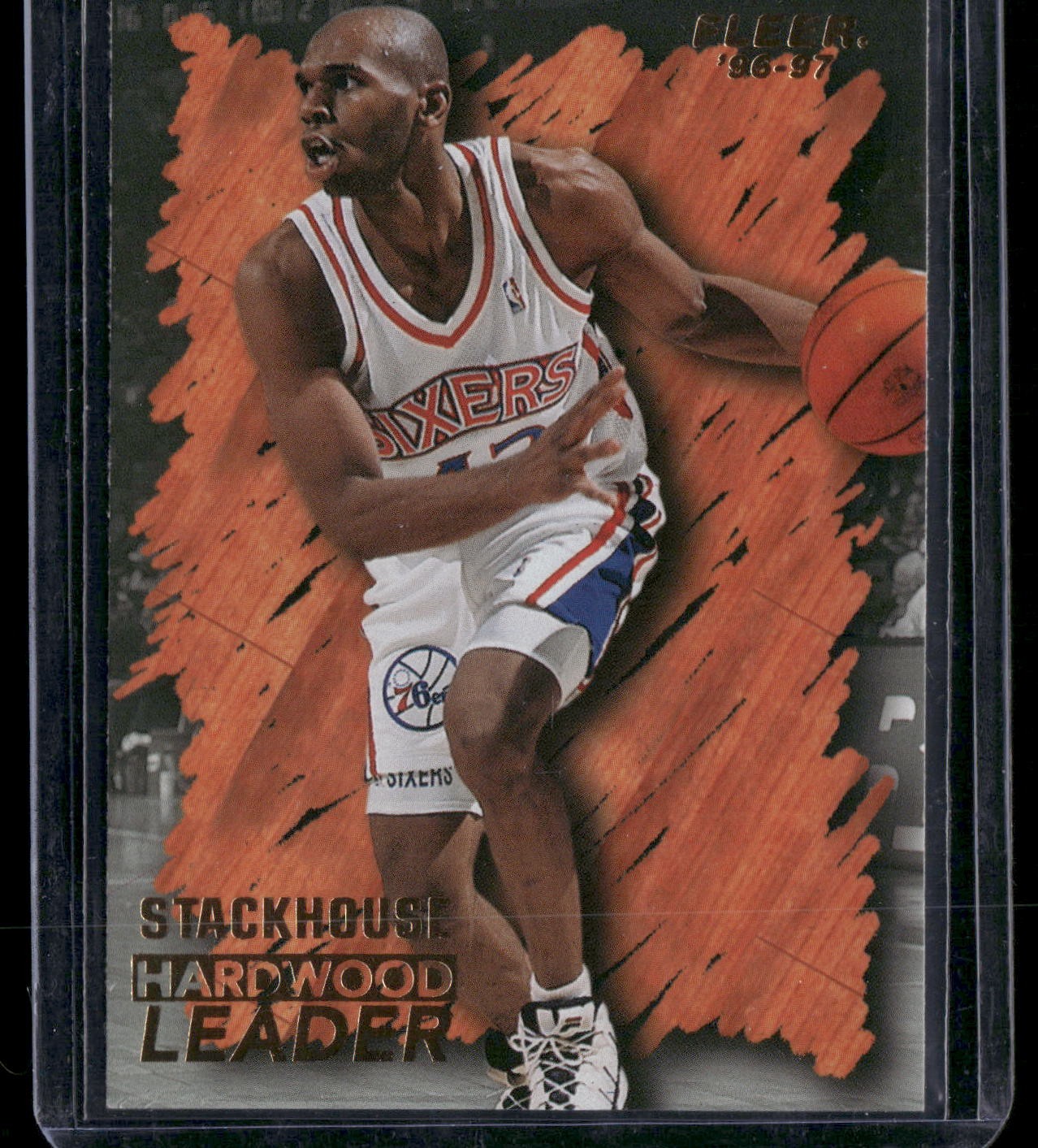 Jerry Stackhouse 1996-97 Fleer #139 Hardwood Leaders Philadelphia 76ers