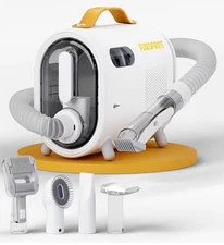 Pet Grooming Vacuum Kit Quiet Dog Hair Groomer with Attachments New in Box NIB 