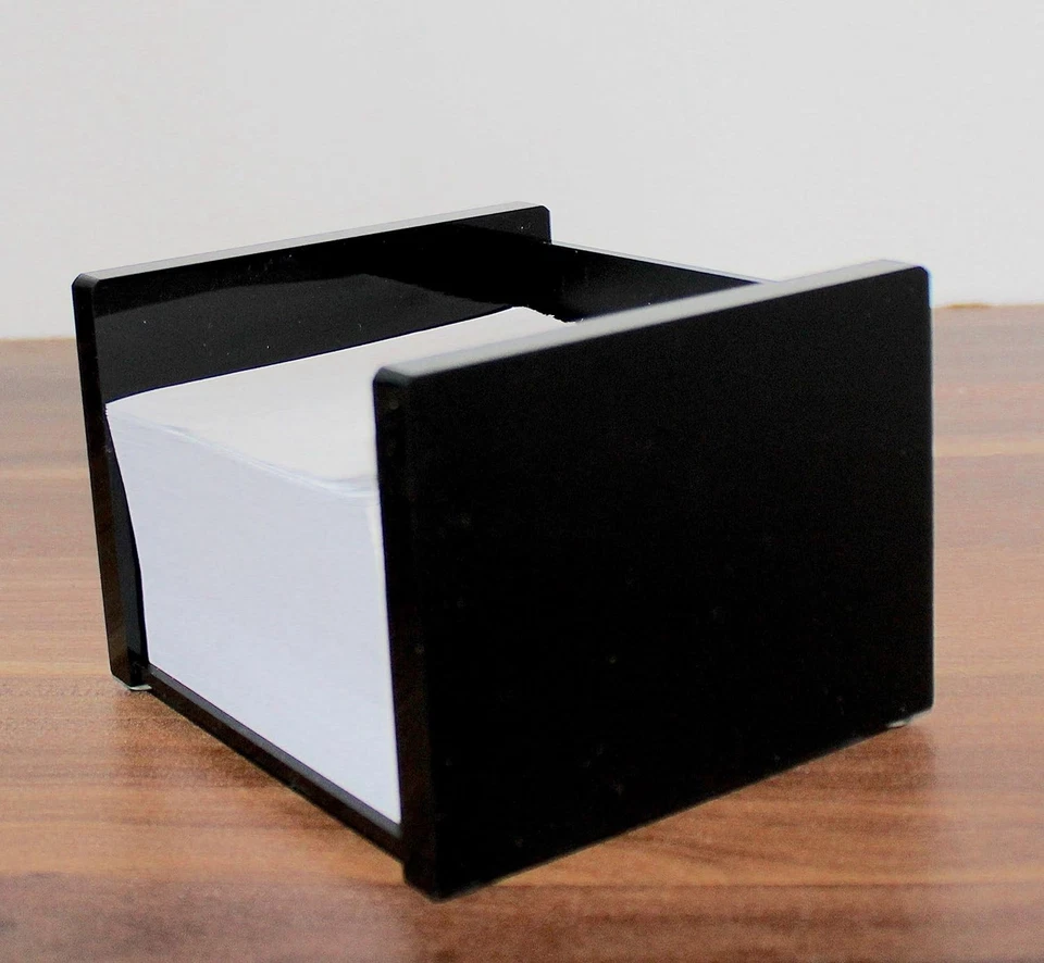 Wedo 637001 Acrylic Memo Box with 500 9 x 9 cm Sheets Large memo box - Immagine 2 di 3