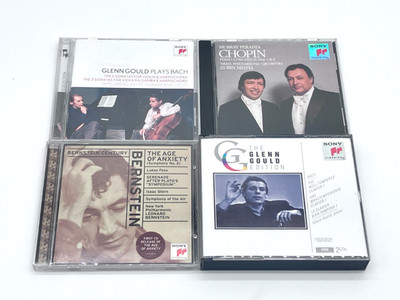 4 Sony Classical CD Lot: Glenn Gould Plays Bach: The 6 Sonatas +++