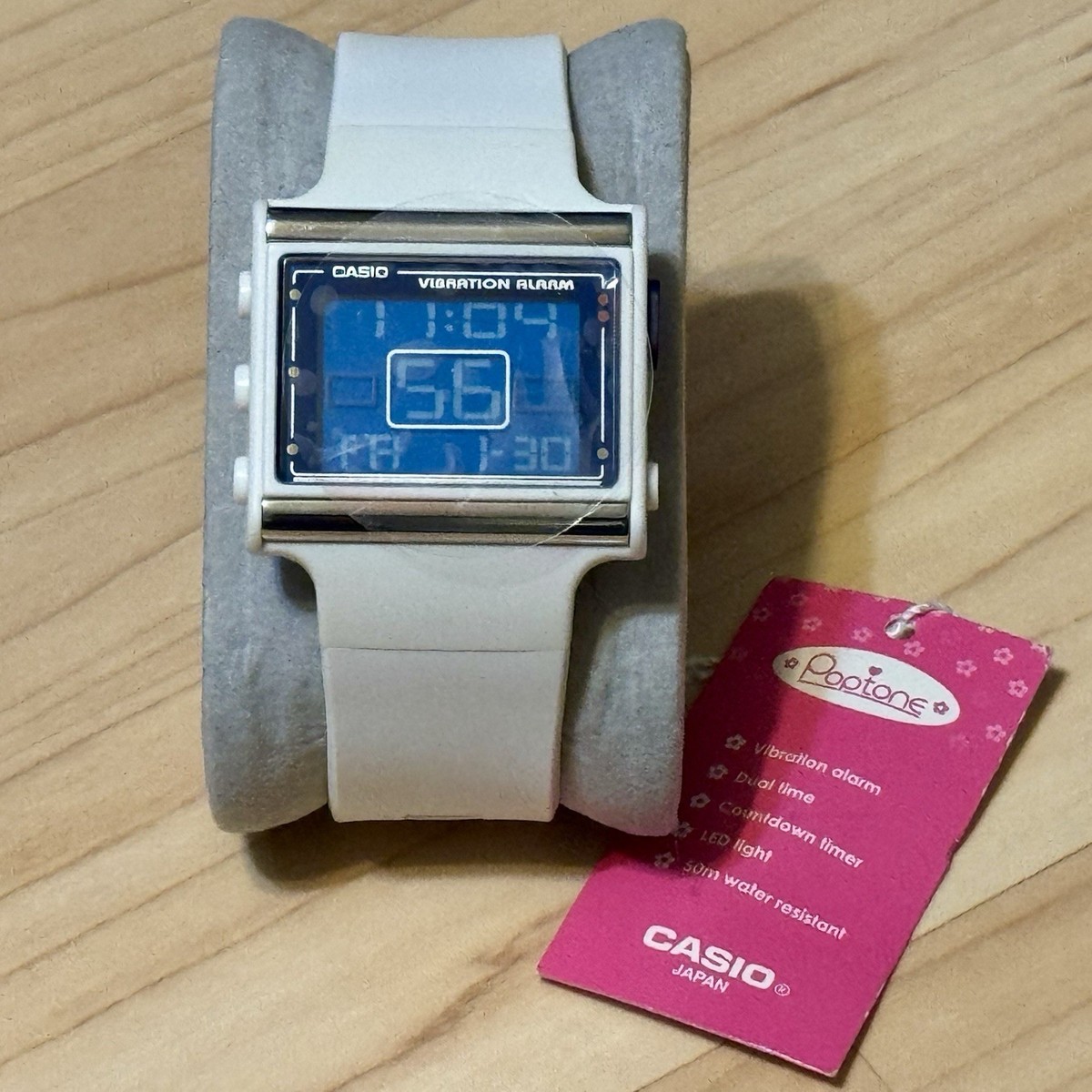 Casio Poptone LDF-10-7BV Vibration Alarm Vintage Digital Watch