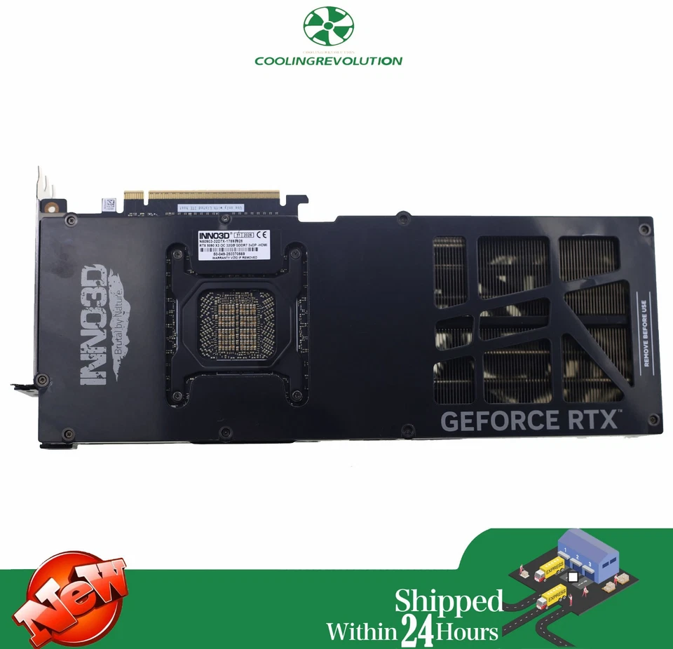 Graphics card Heatsink Fan for NNO3D RTX 5090 X3 OC GPU No Core & VRAM - Image 2 of 4